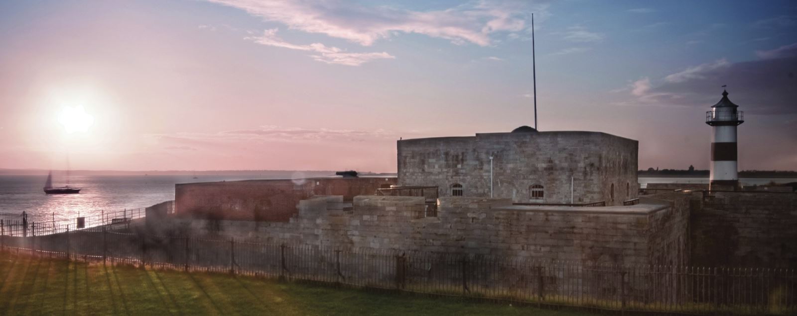 Southsea Castle at sunset